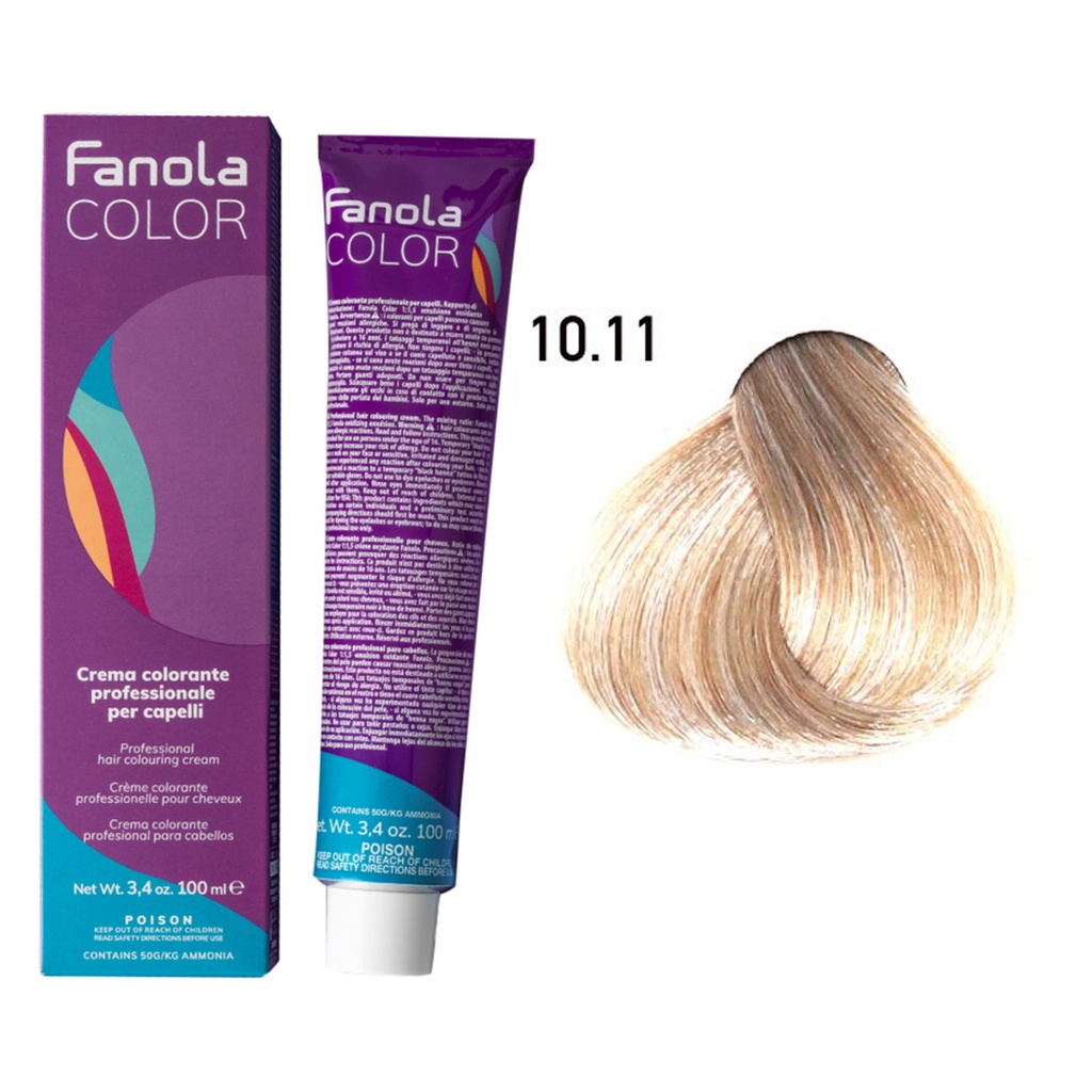 TINTE FANOLA 10.11 100ML CENIZA INTENSO