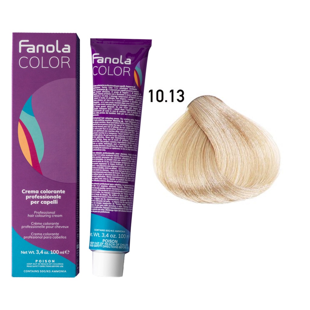 TINTE FANOLA 10.13 100ML CENIZA DORADO