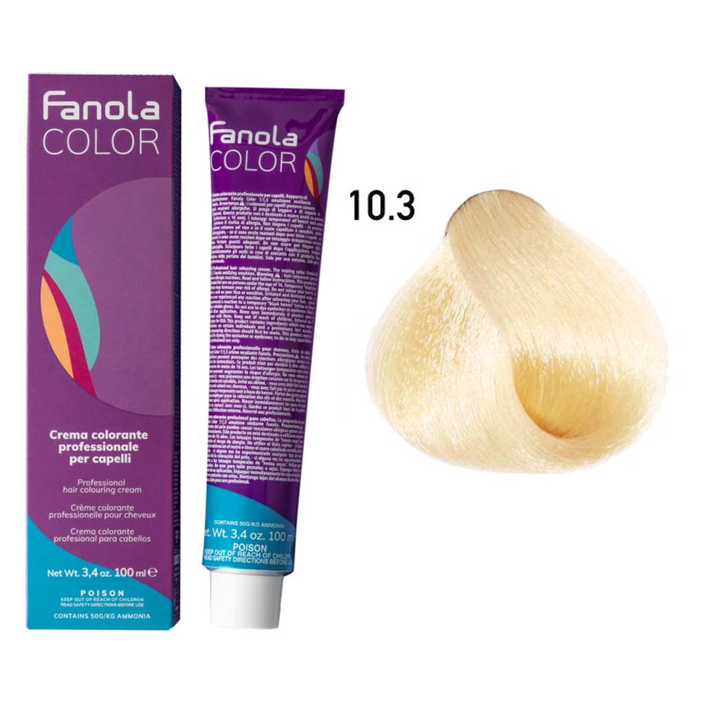 TINTE FANOLA 10.3 100ML DORADO