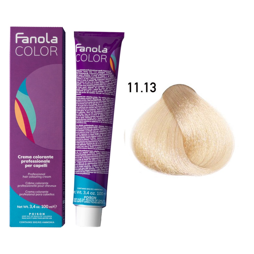 TINTE FANOLA 11.13 100ML CENIZA DORADO