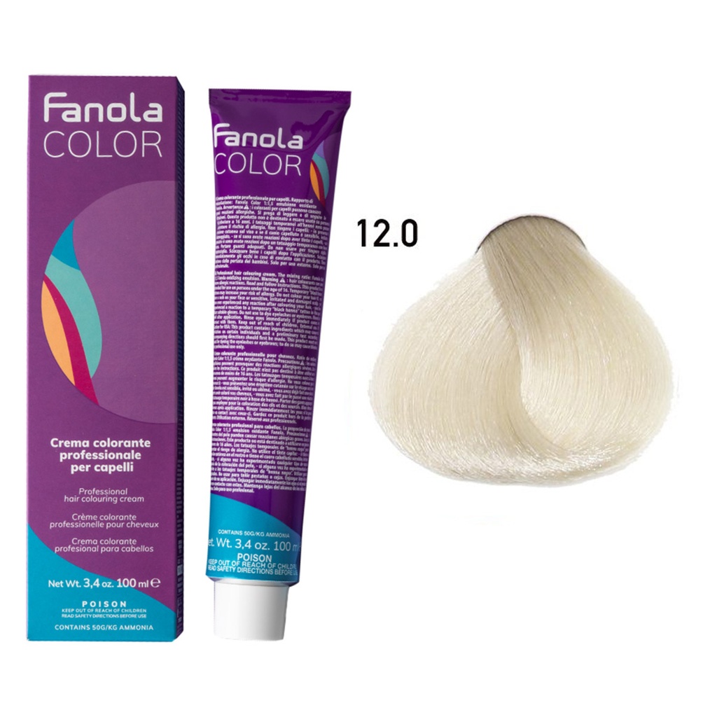 TINTE FANOLA 12.0 100ML SUPER ACLA