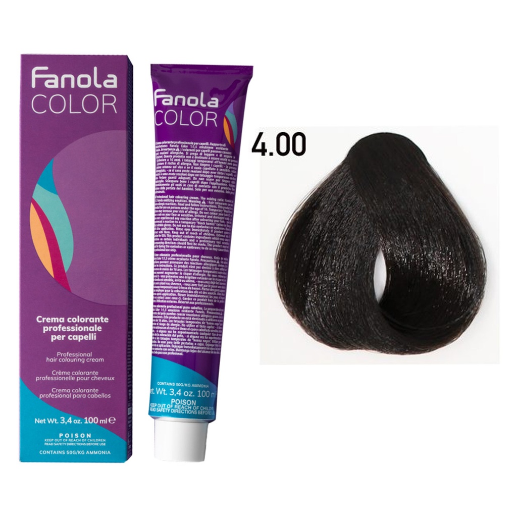 TINTE FANOLA 4.00 100ML NATURAL INTENSO