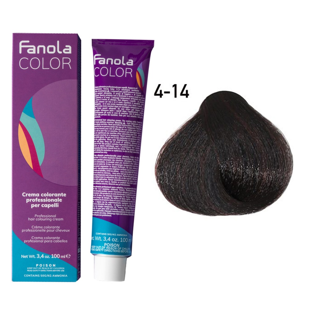 TINTE FANOLA 4.14 100ML MARRON
