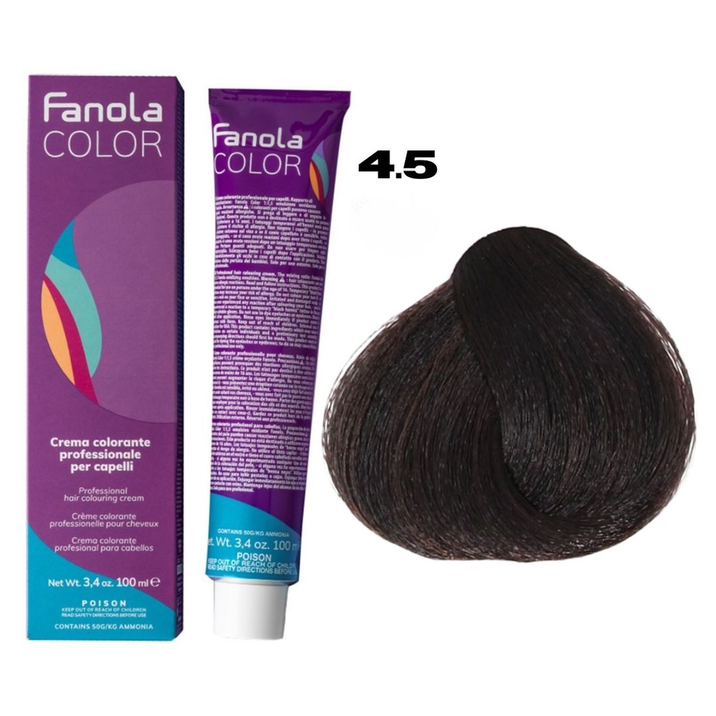 TINTE FANOLA 4.5 100ML CAOBAS