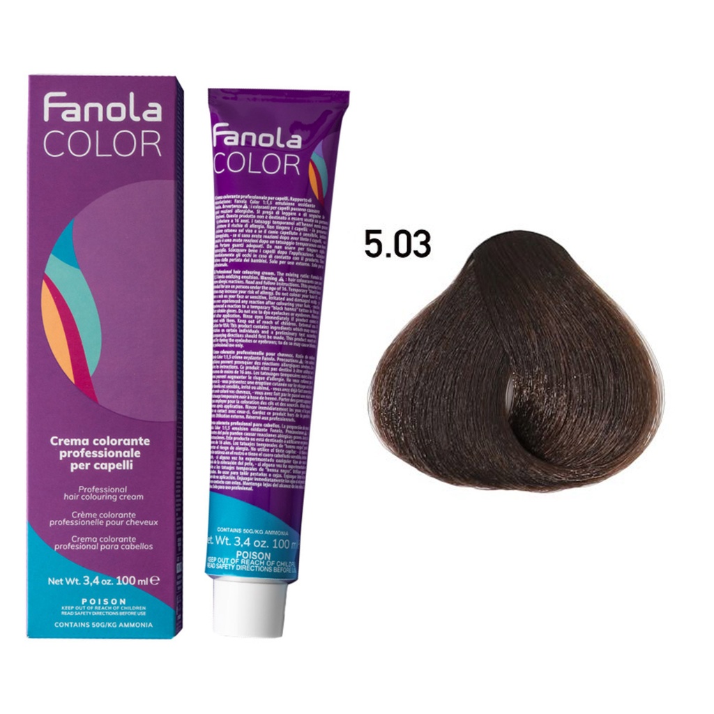 TINTE FANOLA 5.03 100ML NATURAL DORADO