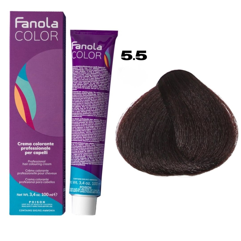 TINTE FANOLA 5.5 100ML CAOBAS