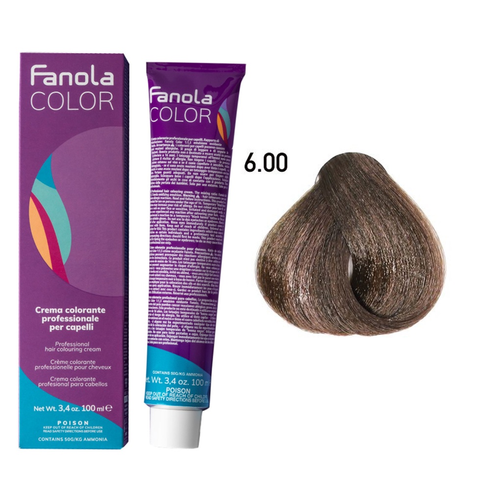 TINTE FANOLA 6.00 100ML NATURAL INTENSO