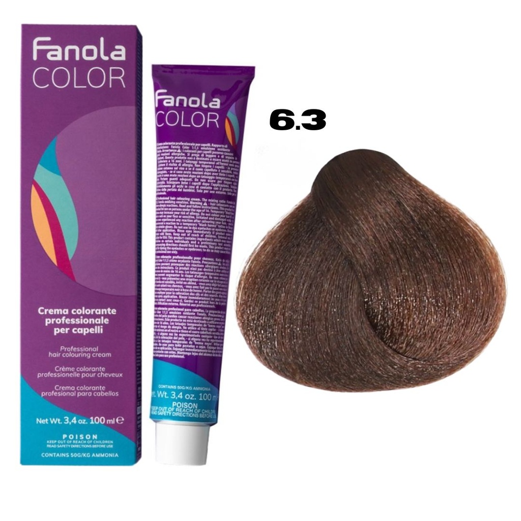 TINTE FANOLA 6.3 100ML DORADO