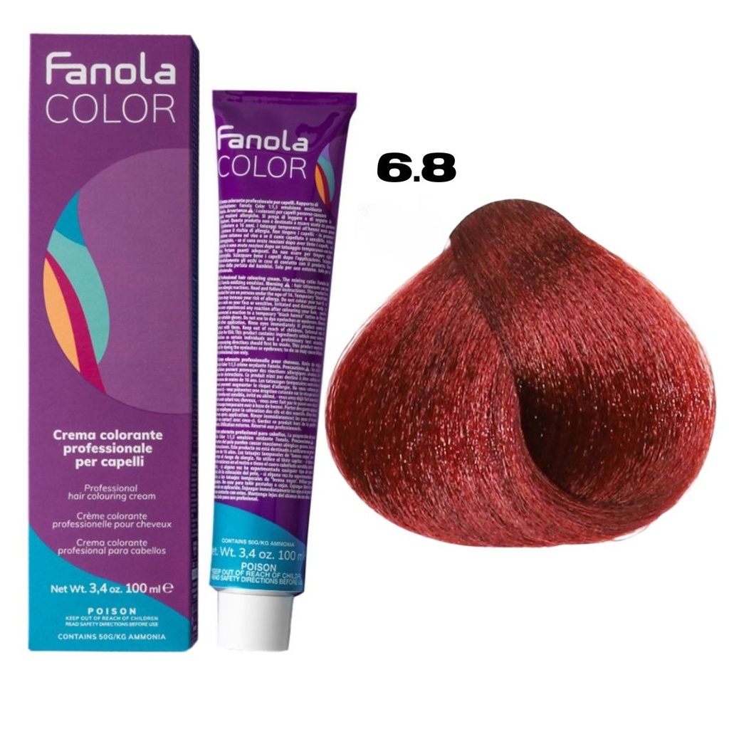 TINTE FANOLA 6.8 100ML MATE