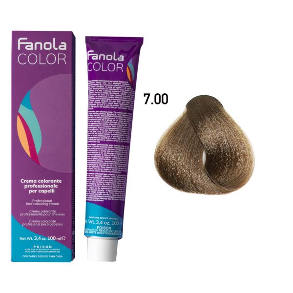 TINTE FANOLA 7.00 100ML NATURAL INTENSO