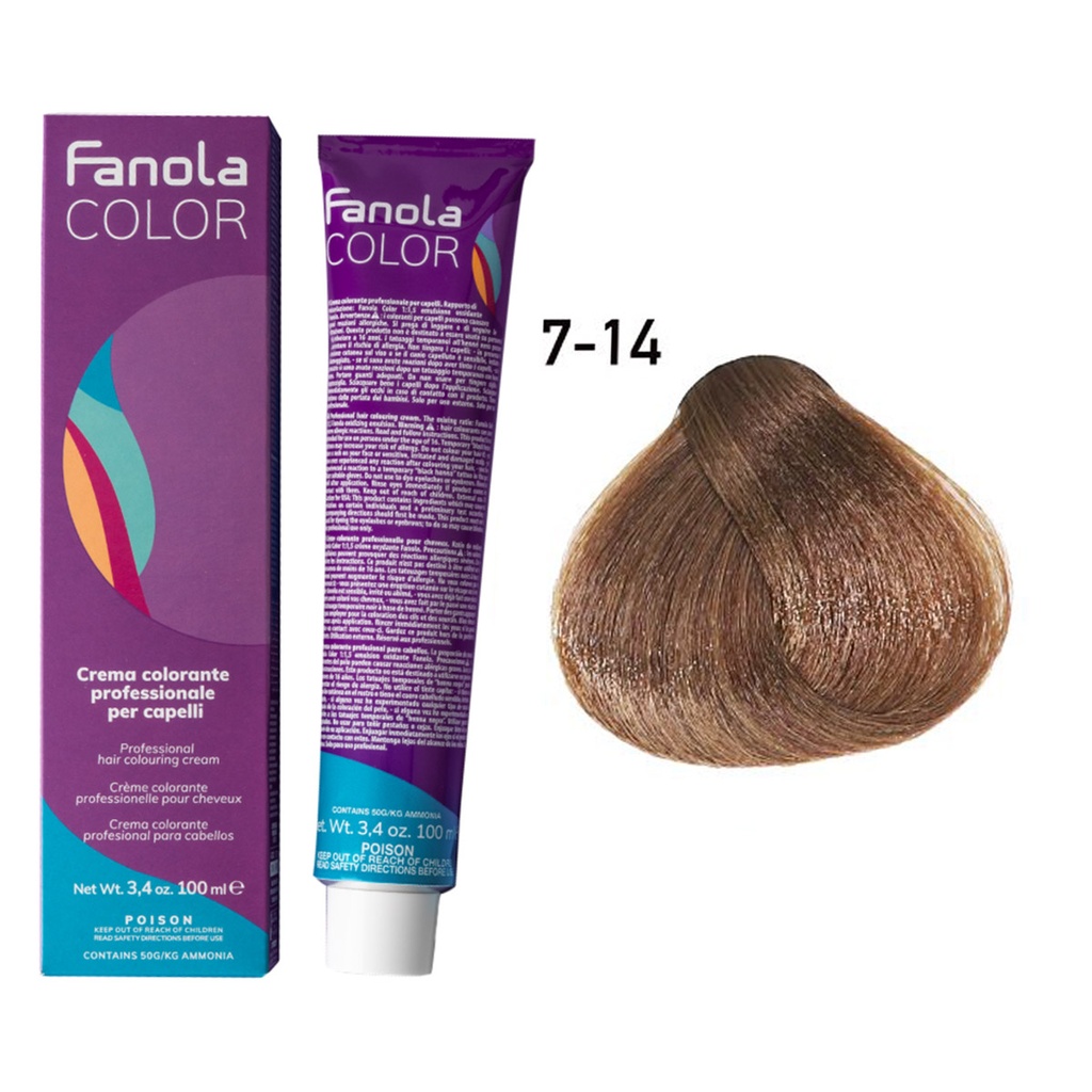 TINTE FANOLA 7.14 100ML MARRON