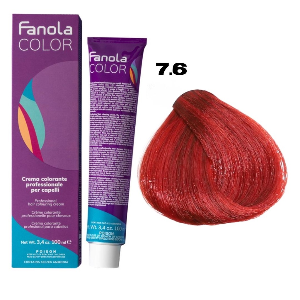 TINTE FANOLA 7.6 100ML ROJOS