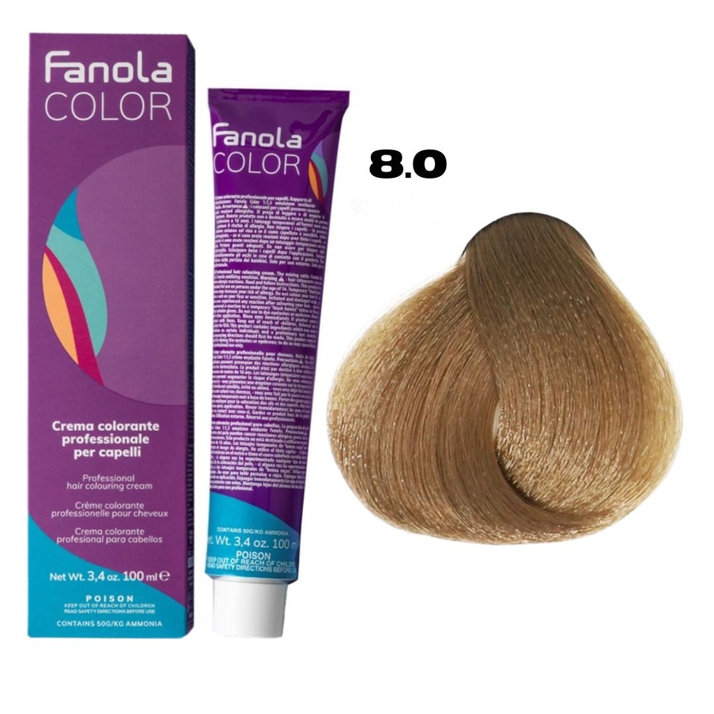 TINTE FANOLA 8.0 100ML NATURAL
