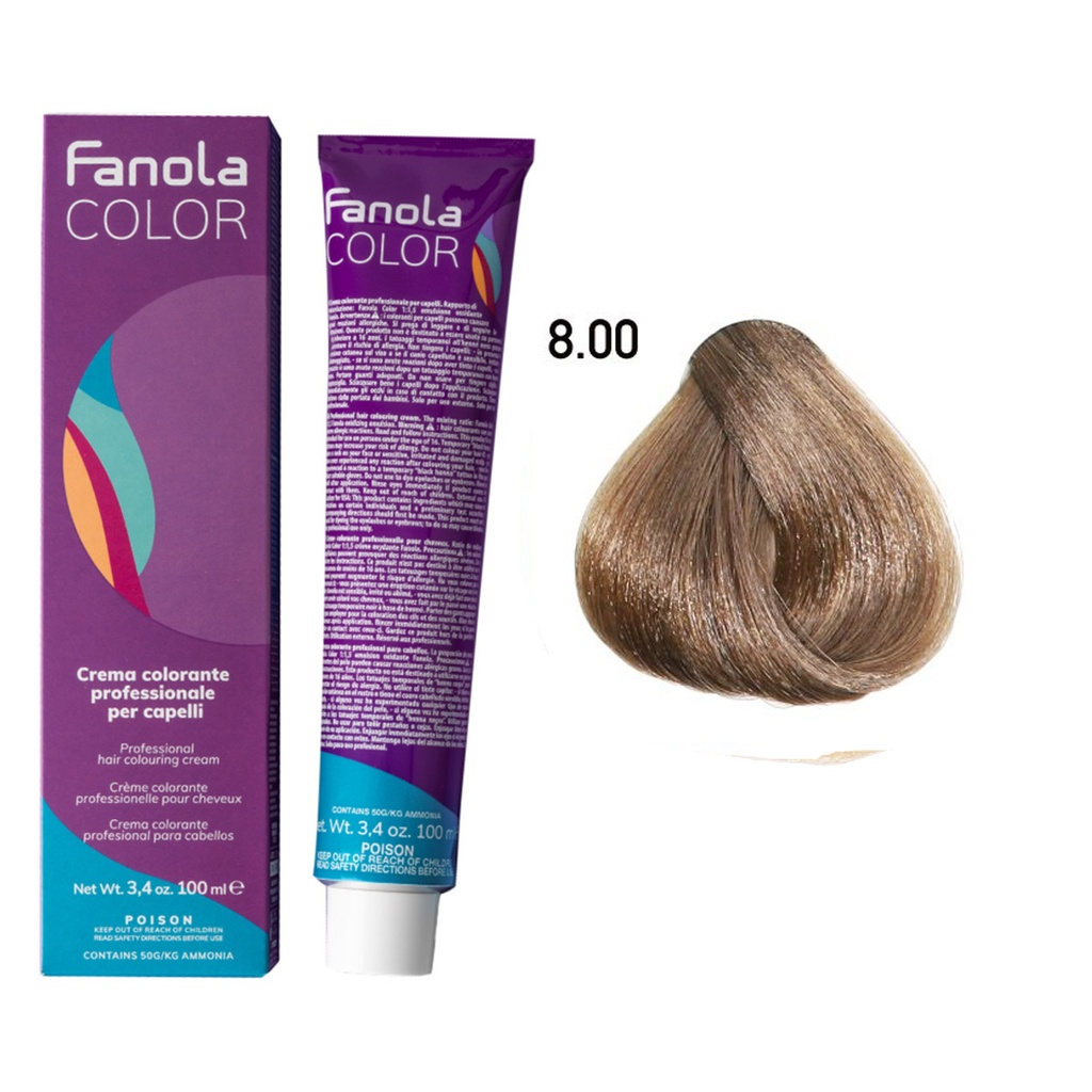 TINTE FANOLA 8.00 100ML NATURAL INTENSO