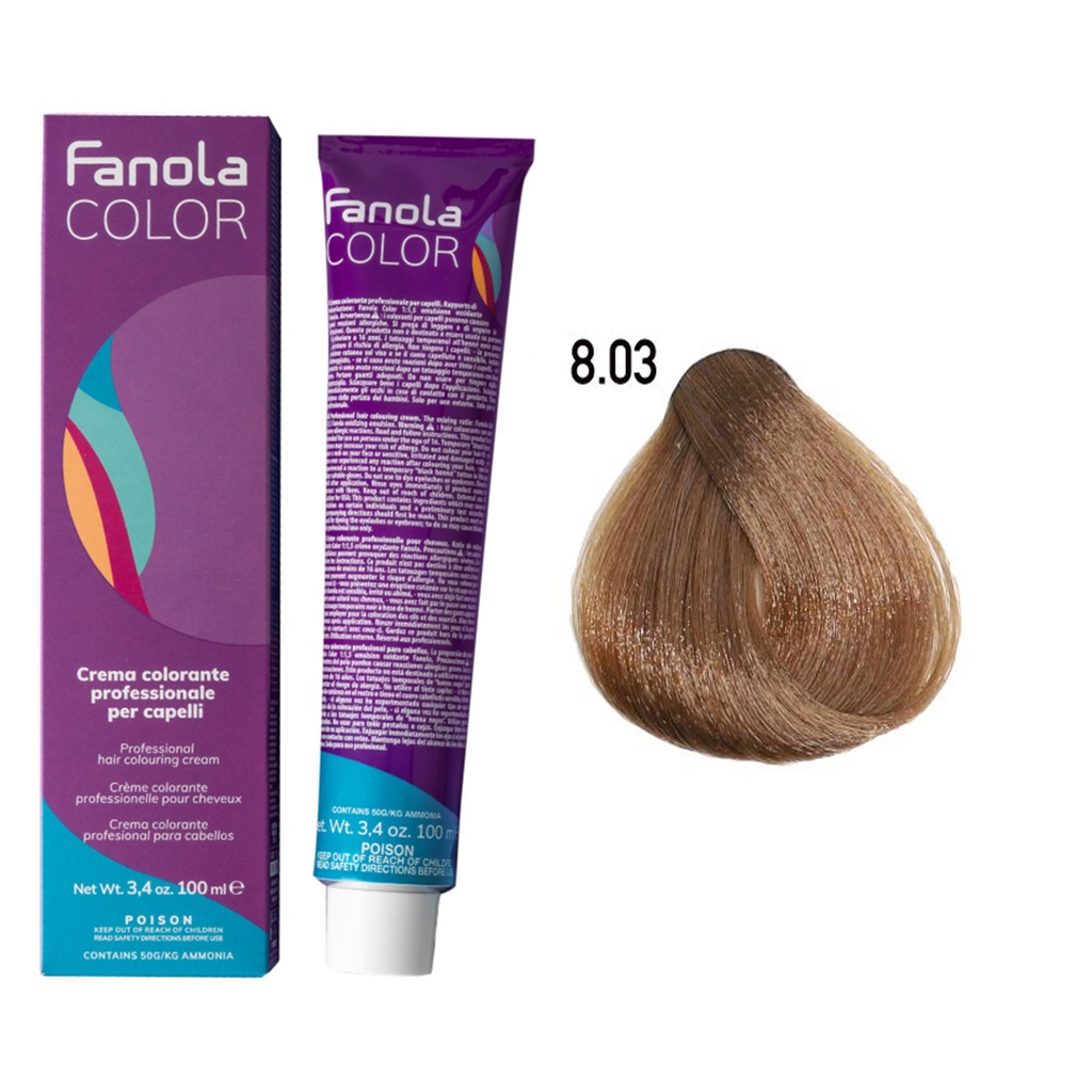 TINTE FANOLA 8.03 100ML NATURAL DORADO