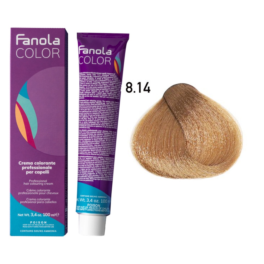 TINTE FANOLA 8.14 100ML MARRON