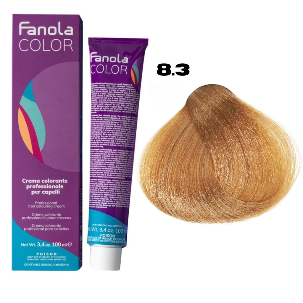 TINTE FANOLA 8.3 100ML DORADO