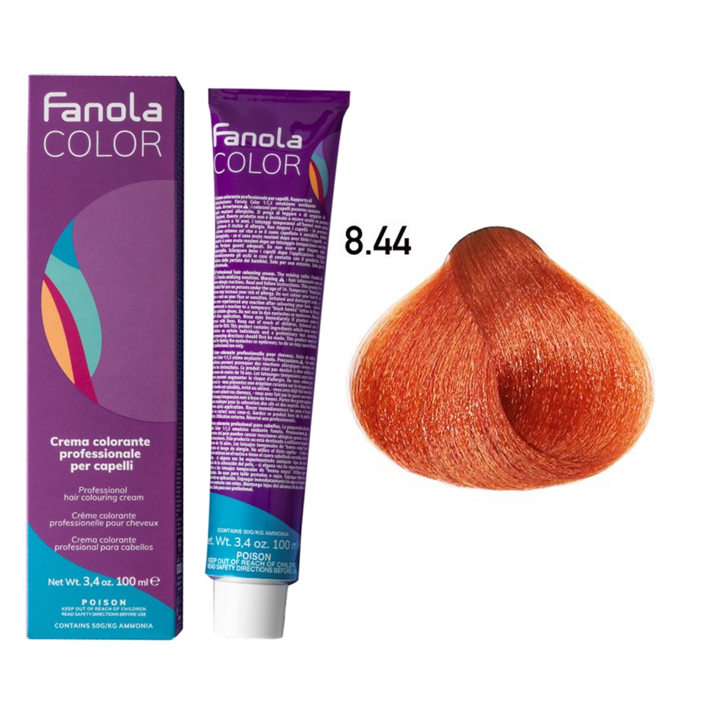TINTE FANOLA 8.44 100ML COBRIZO INTESO