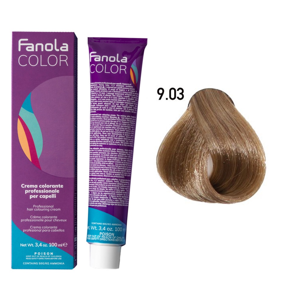 TINTE FANOLA 9.03 100ML NATURAL DORADO