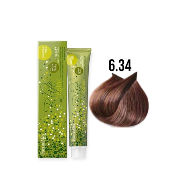Tinte Bi Life Color 6.34  Sin Amonio 100ML