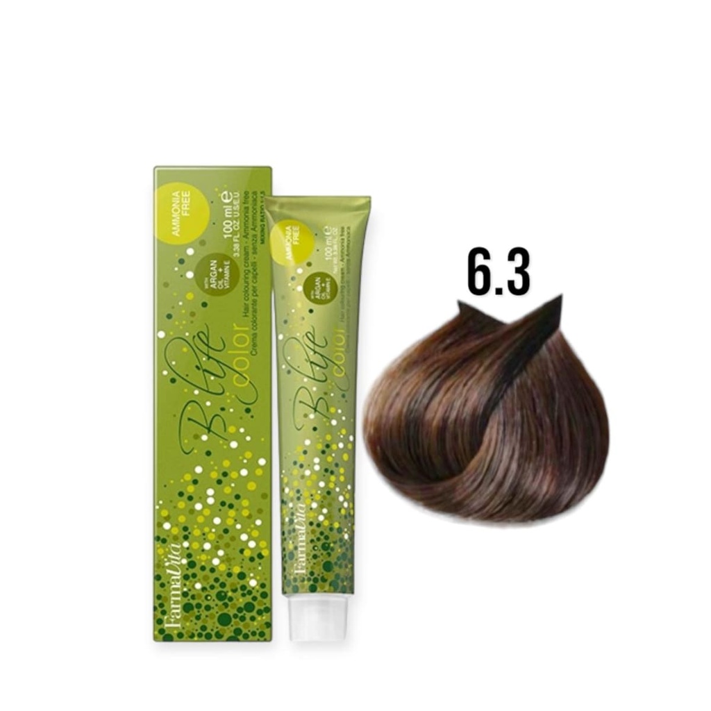 Tinte Bi Life Color 6.3  Sin Amonio 100ML