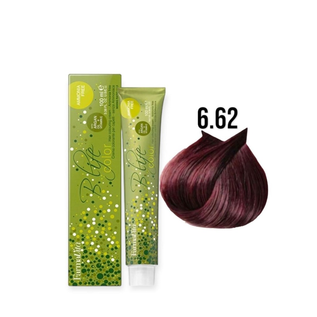 Tinte Bi Life Color 6.62  Sin Amonio 100ML