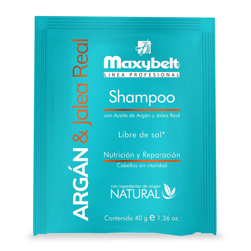 MAXIBELT ARGAN Y JALEA REAL SHAMPOO 40ML