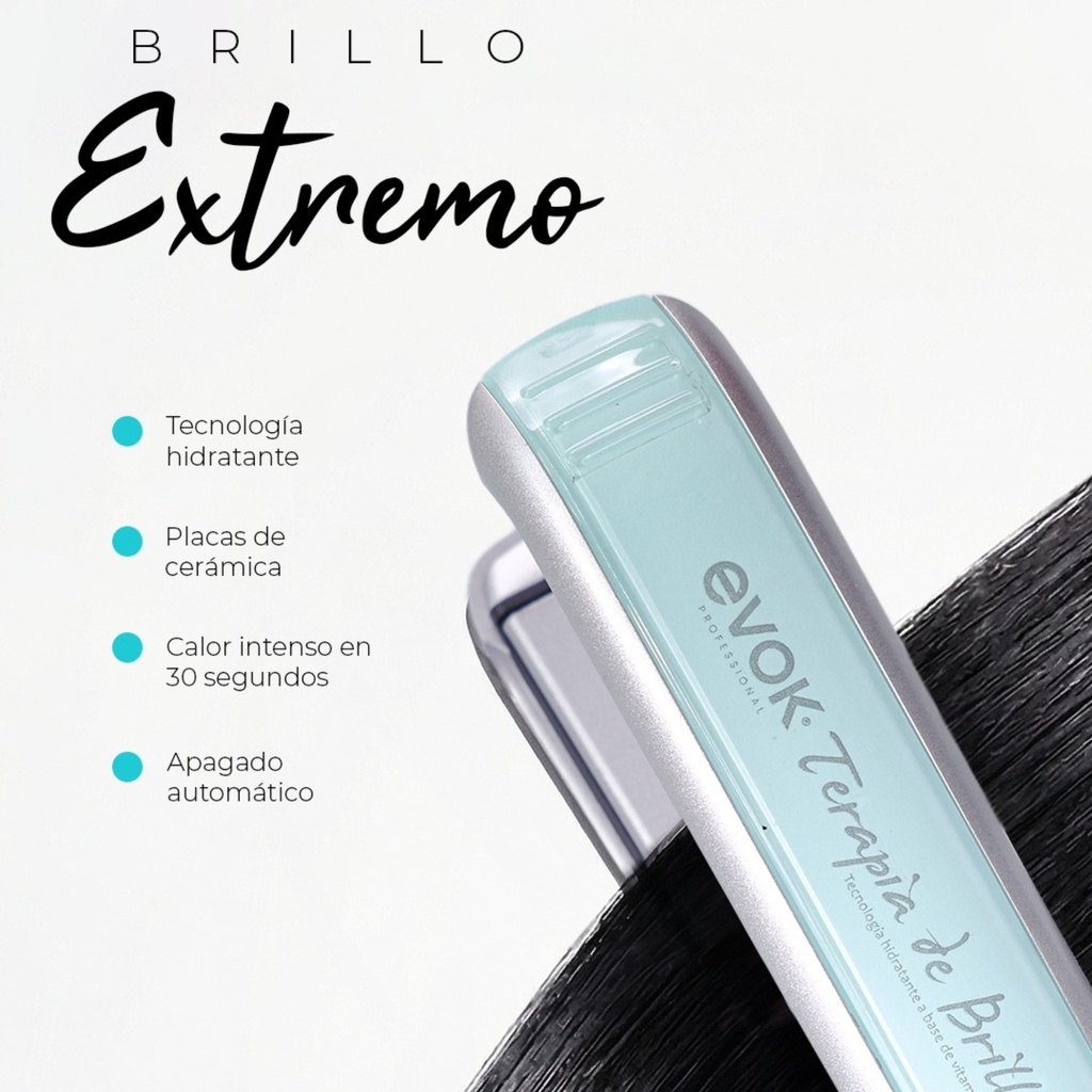 Plancha para el Cabello Terapia de Brillo