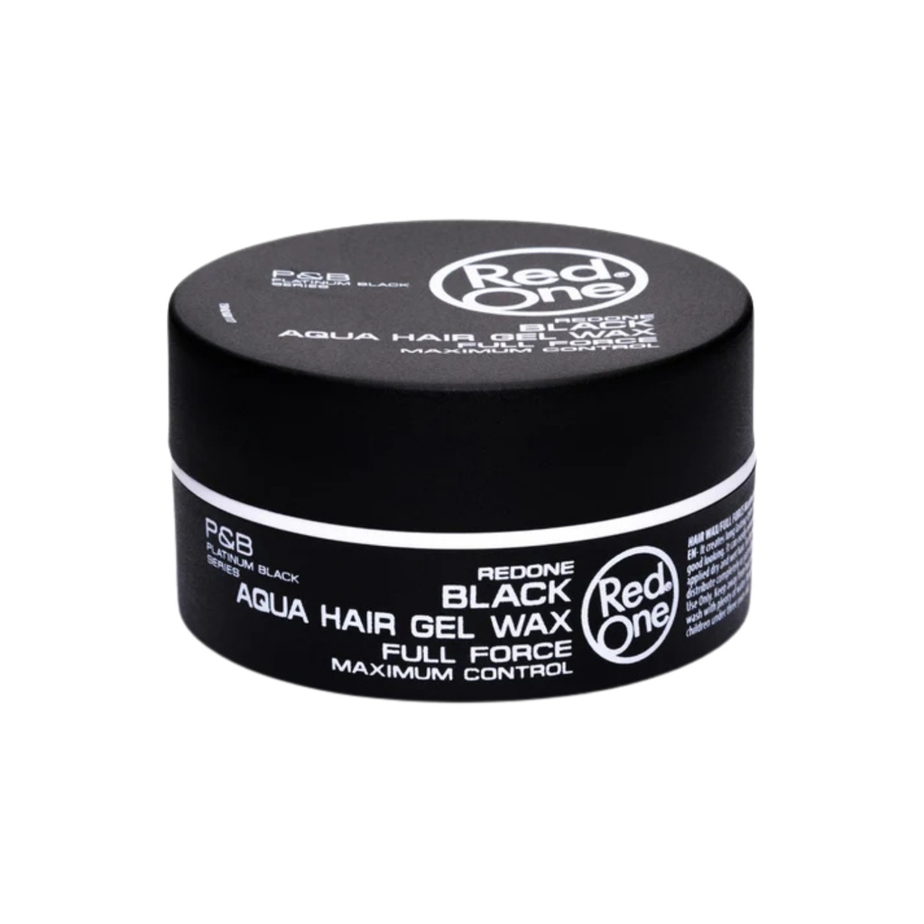 AQUA HAIR GEL WAX FULL FORCE BLACK 150ML