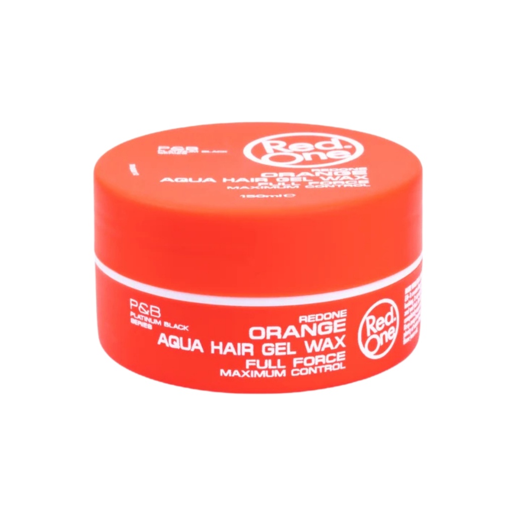 AQUA HAIR GEL WAX FULL FORCE ORANGE 150ML