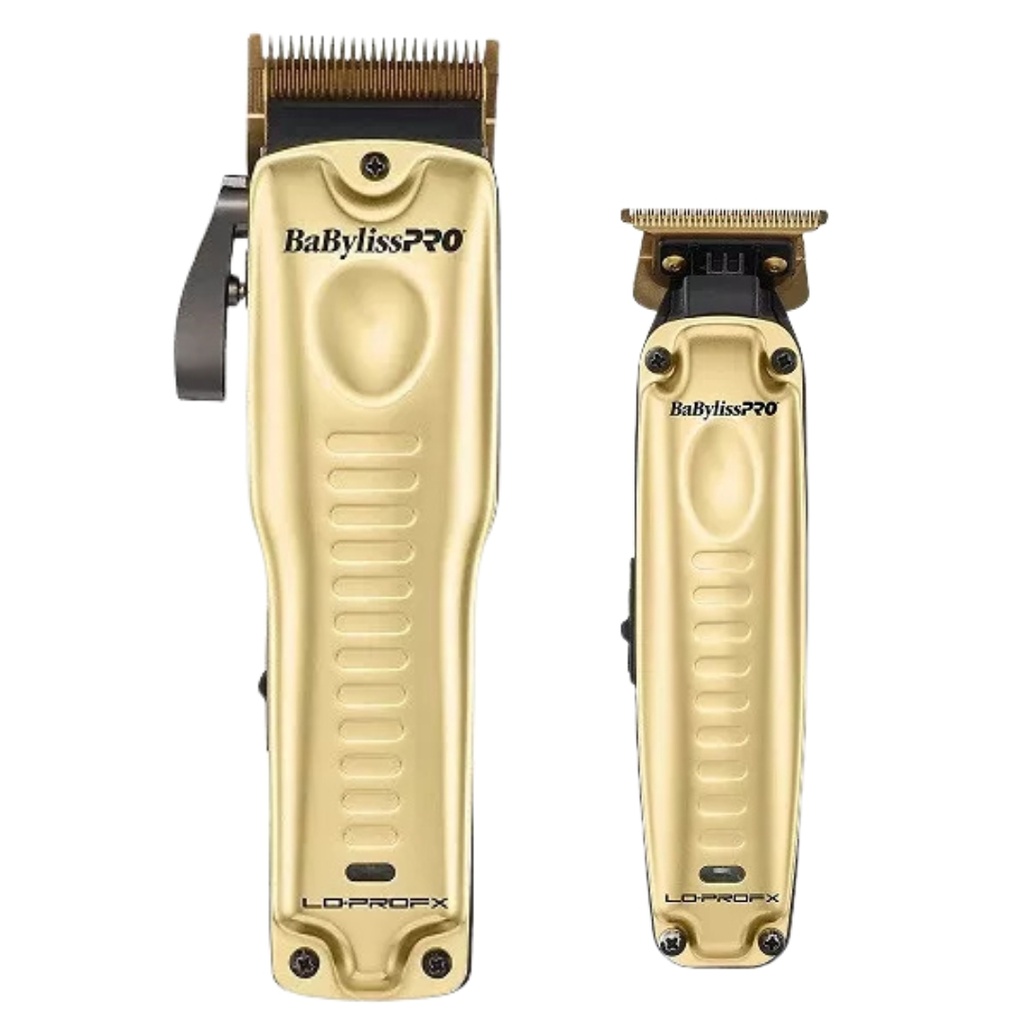 Barberology® PACK CLIPPER LO-PRO TRIMMER LO-PRO GOLD