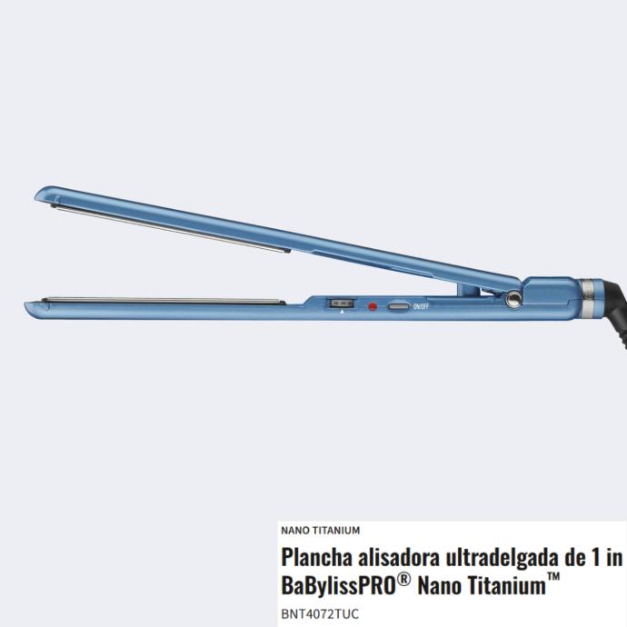 BaBylissPRO® Plancha Nano Titanium 1´ Ultra-Thin 4072