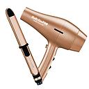BaBylissPRO® PACK BLOWER 2000 + Plancha OPTIMA Nano Titanium 3000 1 1/4  ROSE