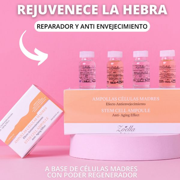 ZOELLA CELULAS MADRES AMPOLLAS  10ML