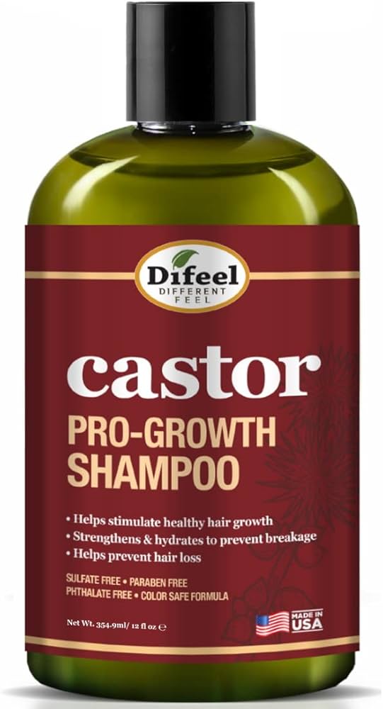 Caffeine and Castor Shampoo 12 oz