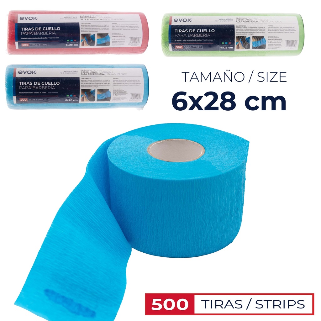 PAPEL CUELLO PELUQUERO