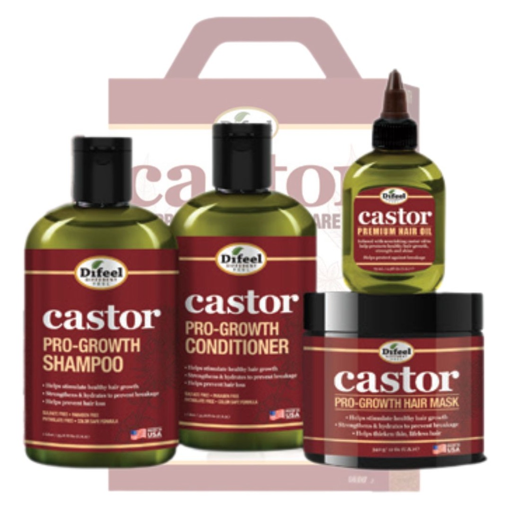 Castor Pro-Growth Línea Completa de Crecimiento con Aceite de Ricino