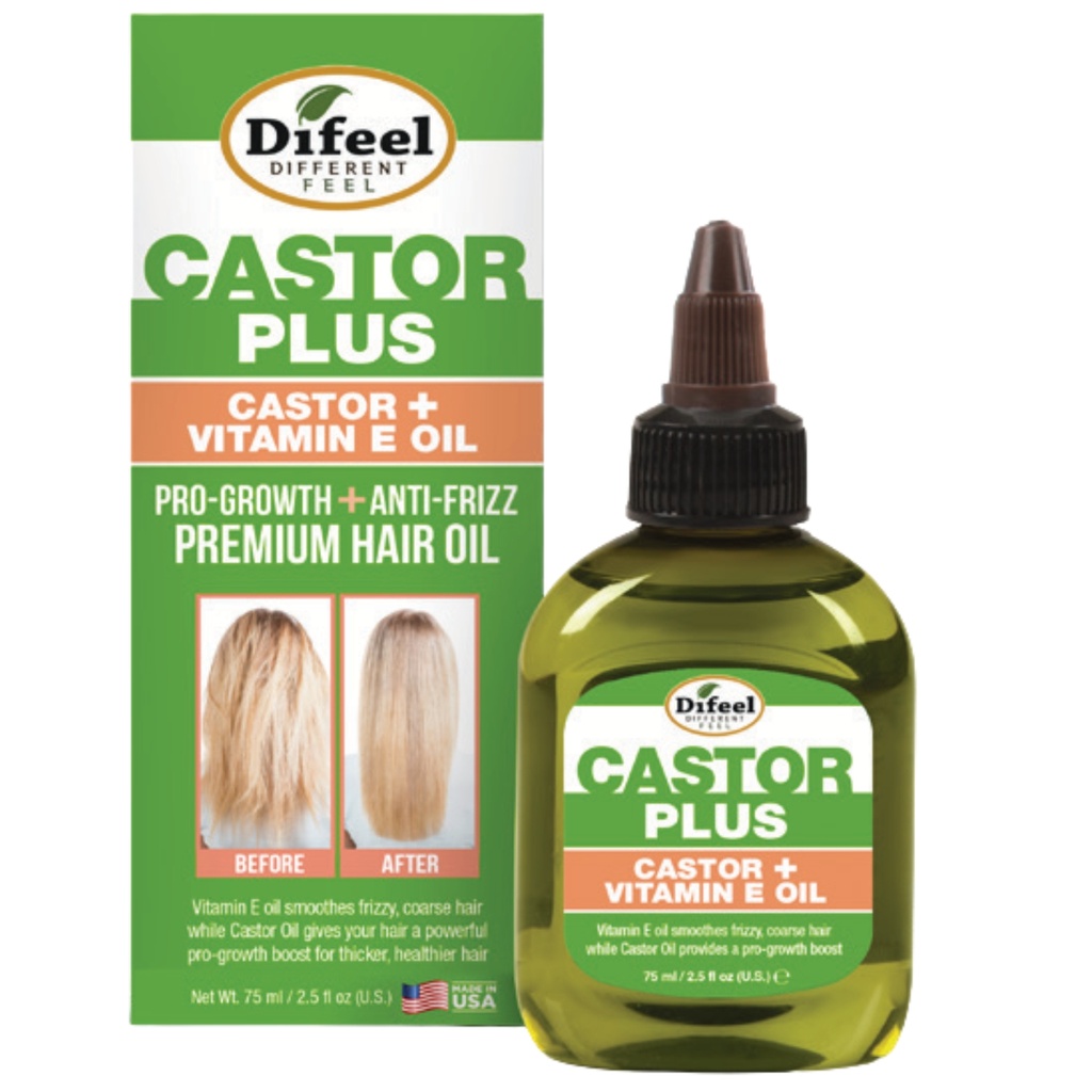 Castor Plus Hair Oil Vitamina E 2.5oz