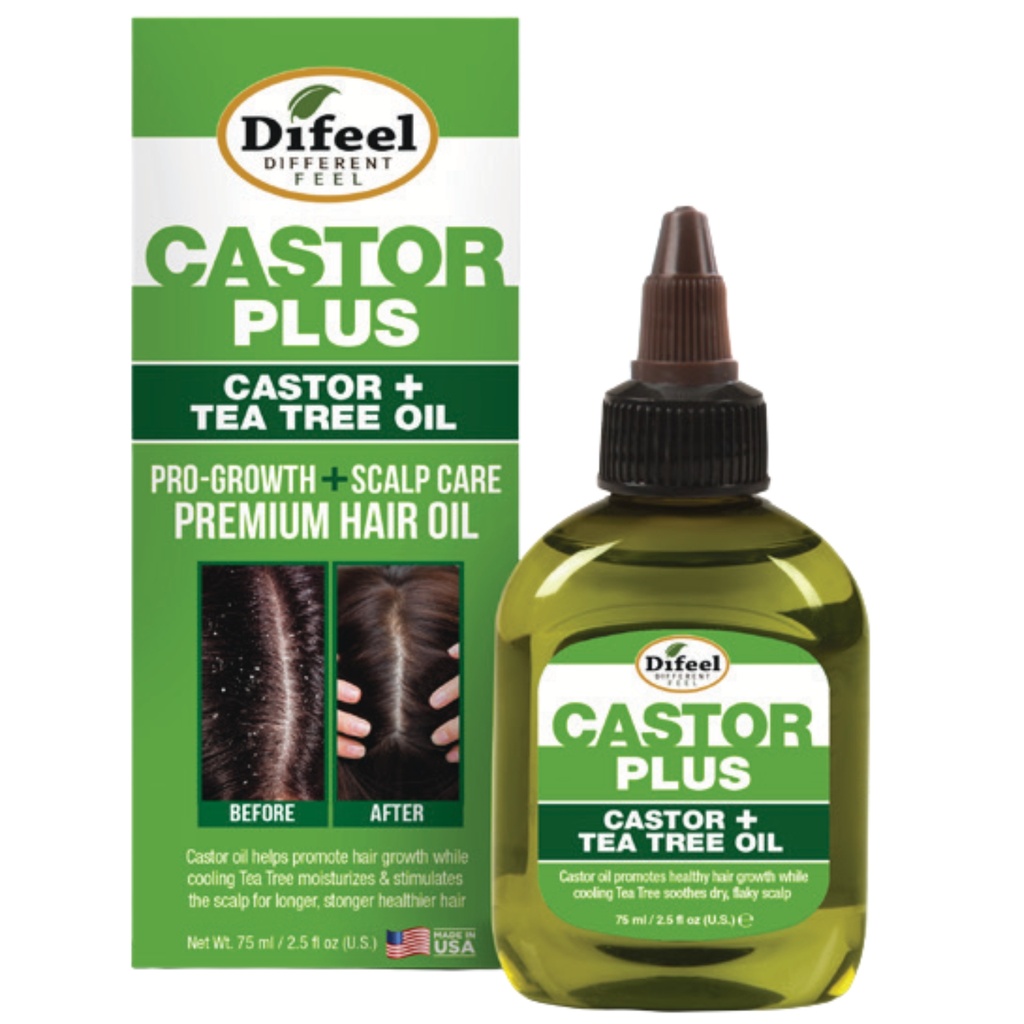 Castor Plus Hair Oil Tea Tree 2.5oz