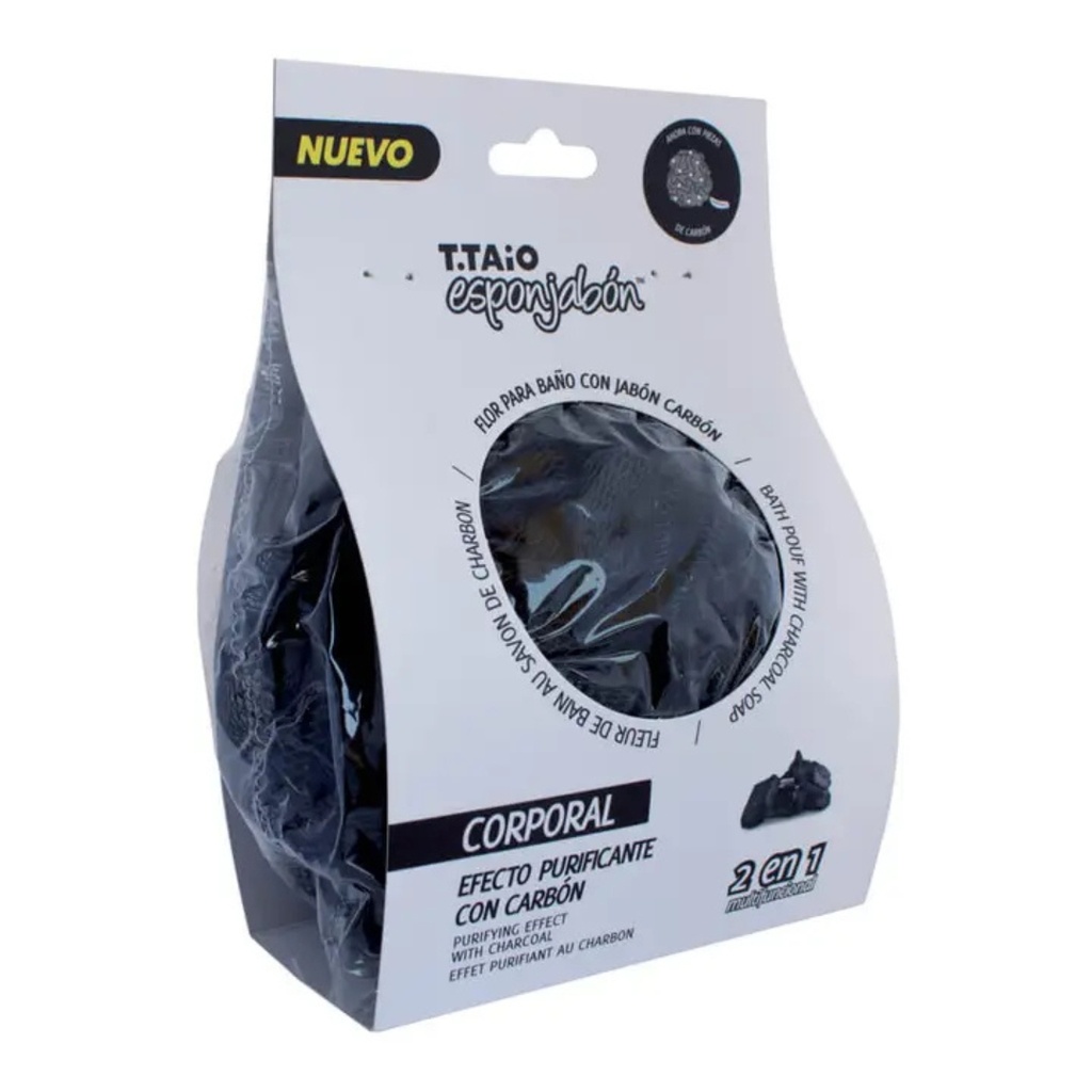 BORLA DE BAÑO - CARBON ACTIVADO
