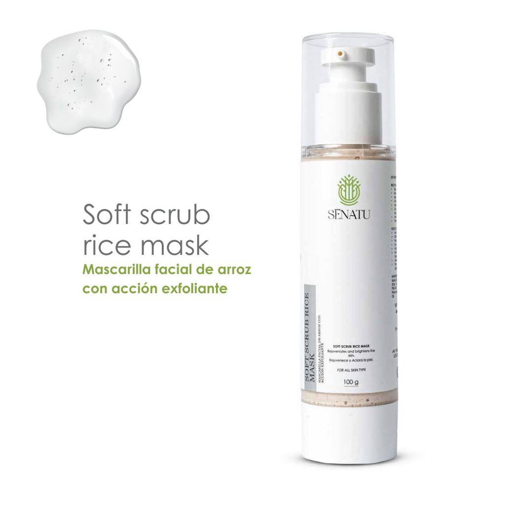 Mascarilla Facial Arroz y Arcilla