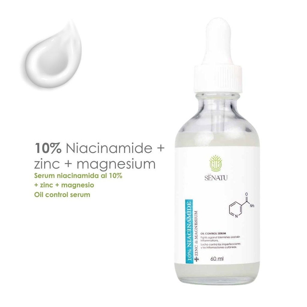 Serum Niacinamida al 10% + zinc + magnesio