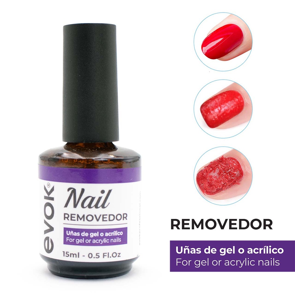 Removedor de Uñas Gel o Acrilico tipo Esmalte