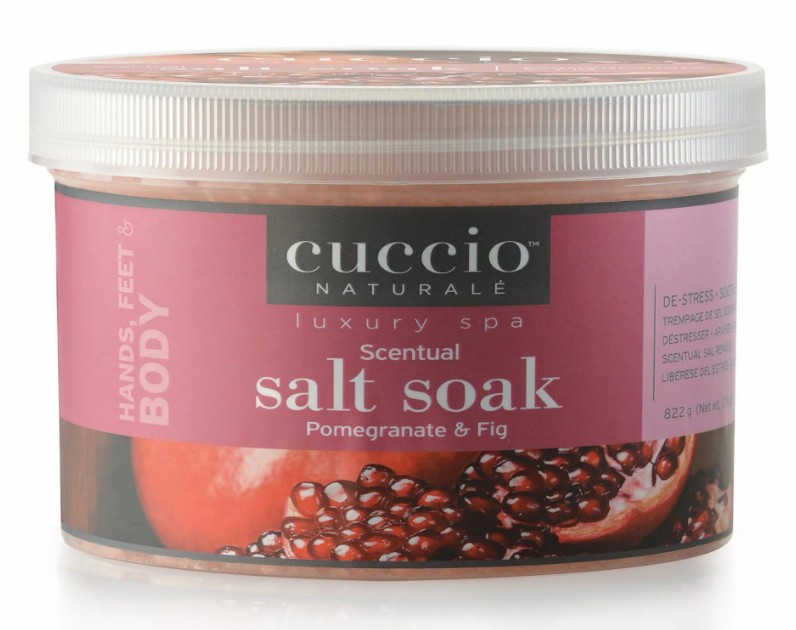 Pedi Scentual Salt Soak- Pomegranate and fig 29 oz.