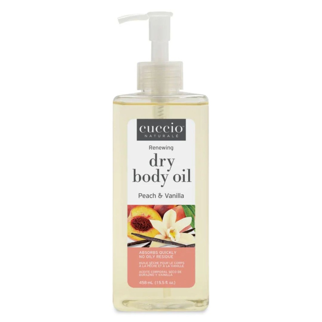 Dry Body Oil Peach and Vanilla 15.5 oz