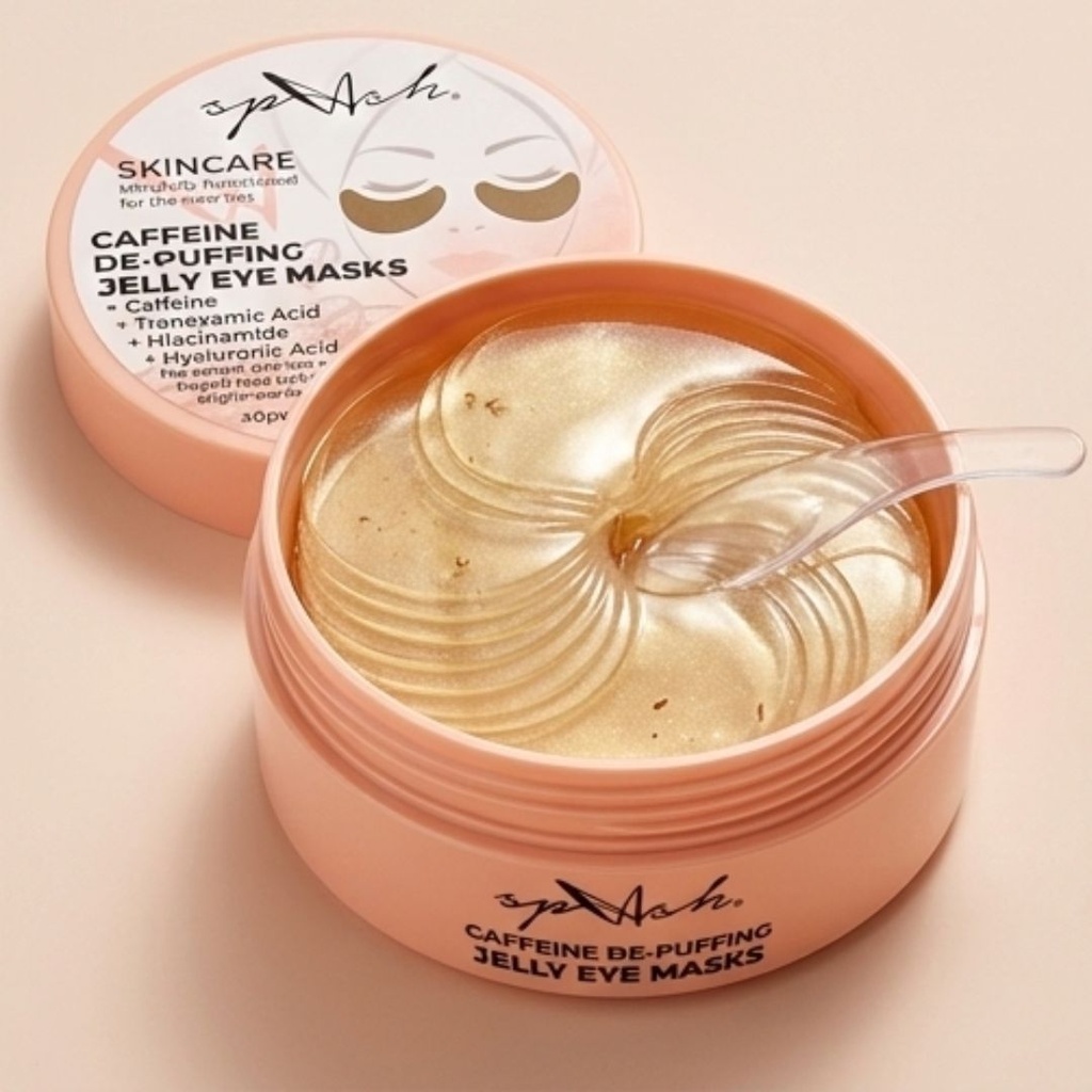 Parches de gelatina Cafeina para ojos Splash Skincare
