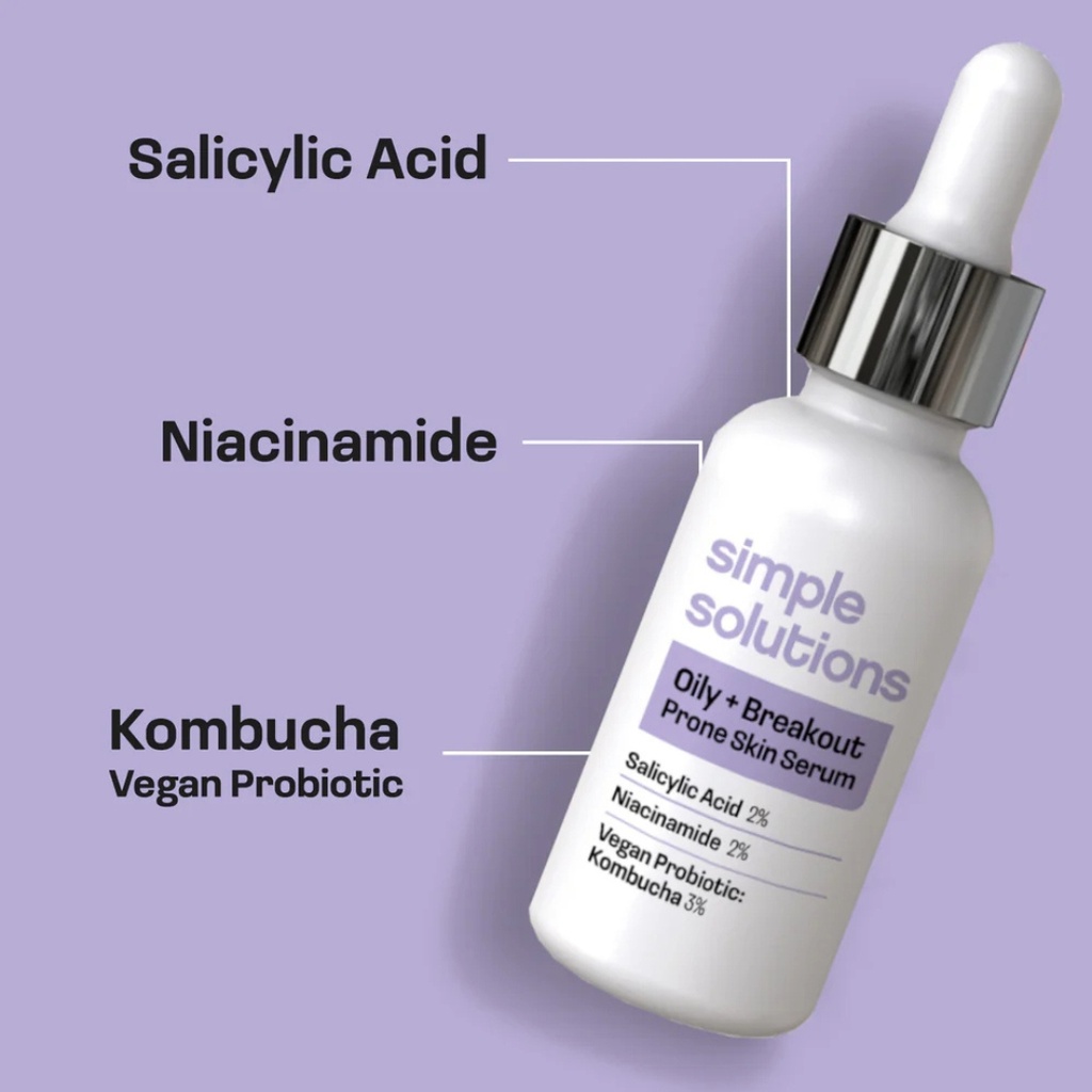 Simple Solutions Suero Grasas Acné Ácido Salicílico 1 oz.