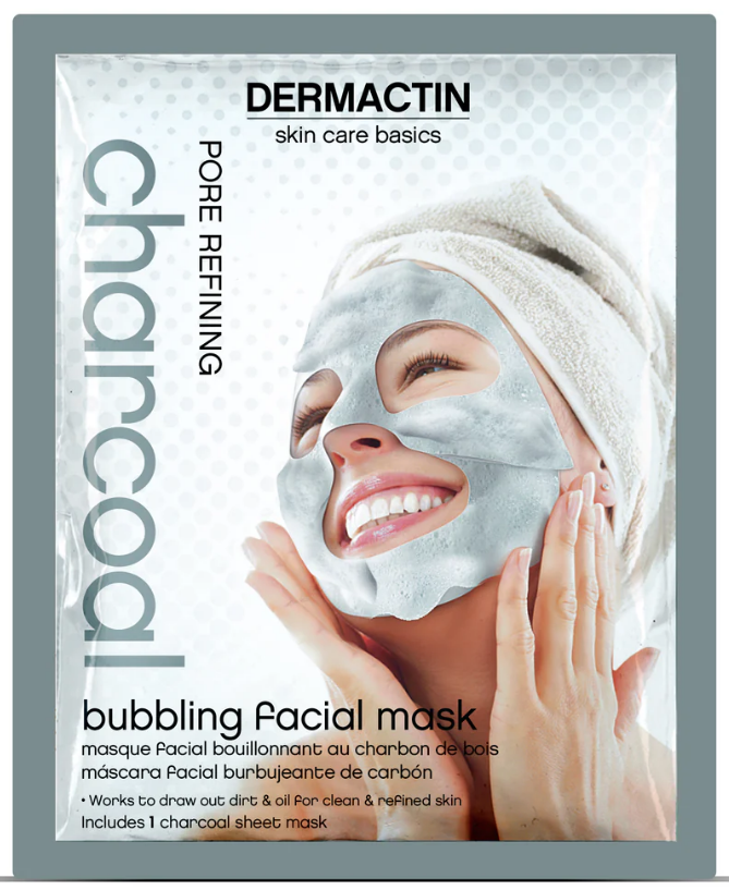 Carbon Mascarilla de Tela Facial Burbujeante