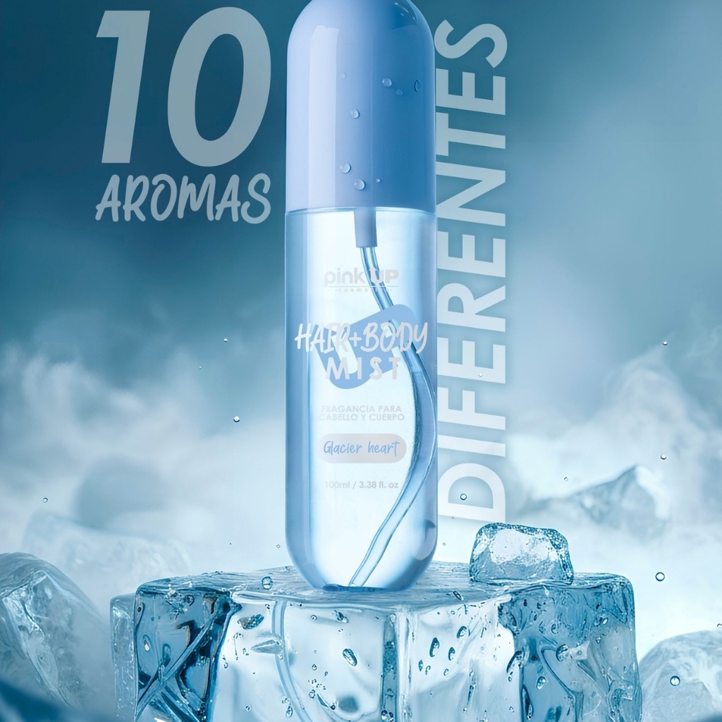 PERFUME CORPORAL Y CAPILAR GLACIER HEART 100ml