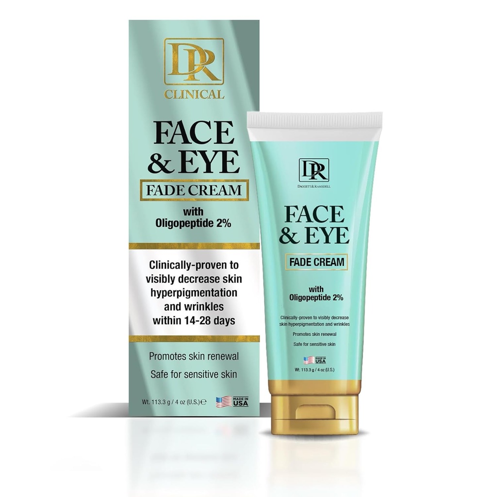 Crema para la cara y los ojos con oligopéptido 2%